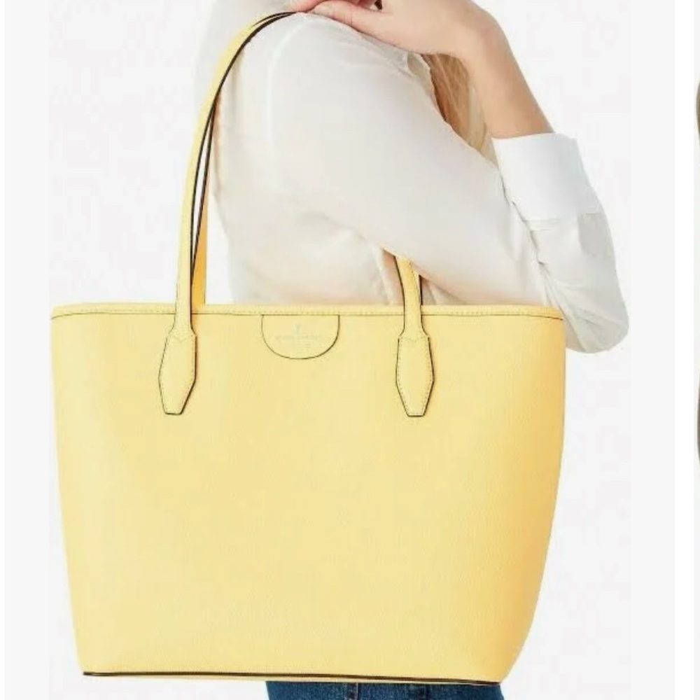 Kate Spade Lori Elegant Yellow Tote Bag